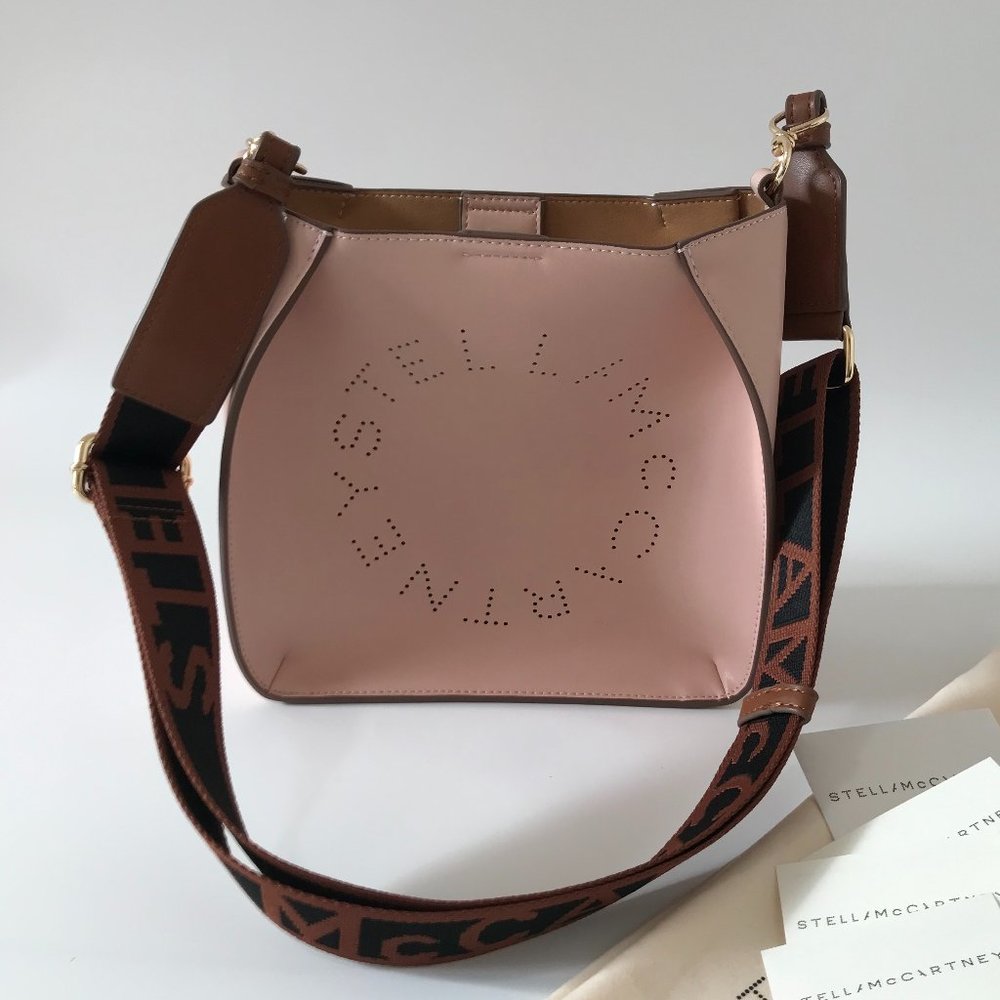 Stella McCartney Logo Tote Bag Pink Womens